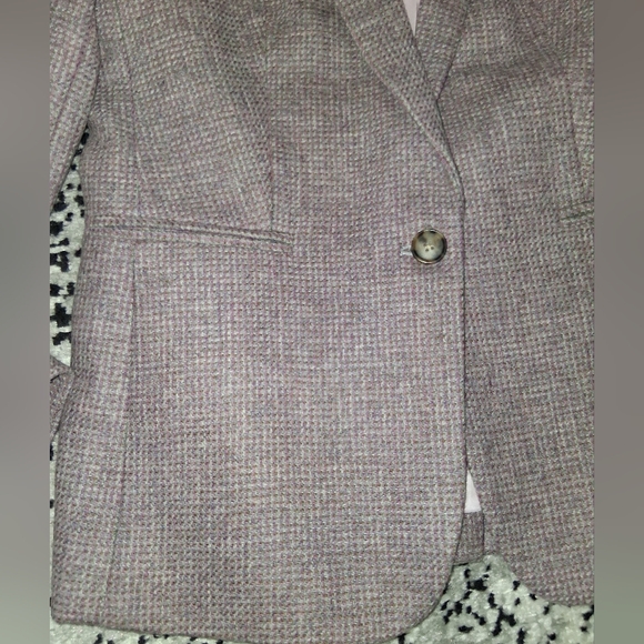 NWT ​J. Crew Parke Blazer Size 6 Moon British Wool Tweed Pink/Gray Jacket! - Picture 7 of 16